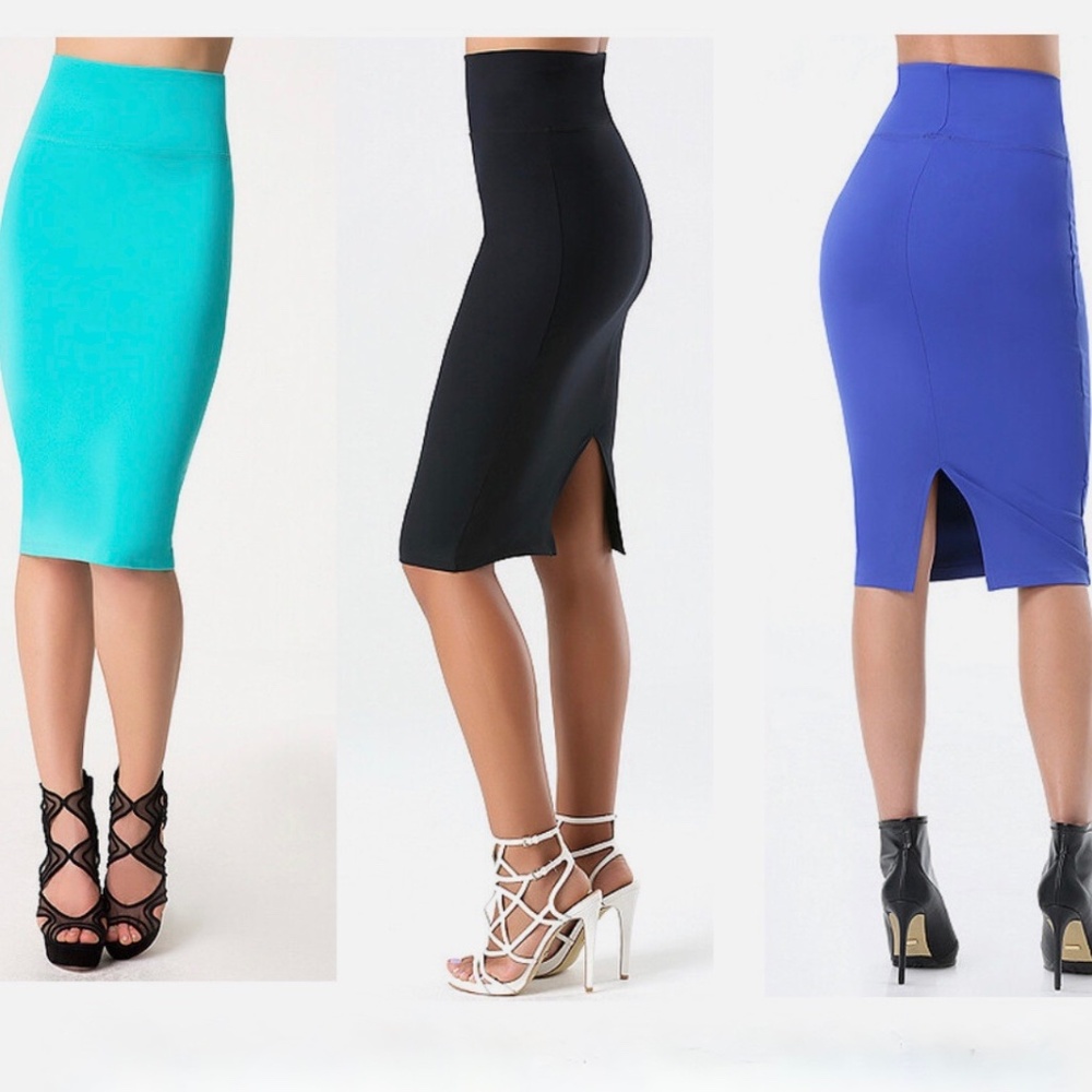 Bebe High Waisted Bodycon Pencil Skirt Size XXS - Picture 12 of 12